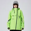 Gacche da sci 2024 Calda giacca da snowboard vestiti sportivi coppia femmina con cotone inverno neve indossa top traspiranti