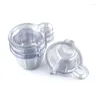 Copas descartáveis canudos 20/50pcs plástico 40ml Kit de molde de resina de silicone para DIY Acessórios para ferramentas de jóias epóxi