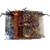 Wrap Prezent 10x15cm Halloweenowa torba organiczna z sznurkiem Spider Web Multi -Color Printing Opakowanie Wysokiej jakości cukierki Bagq240511