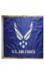 Airforce Wings Bayrağı 3x5ft 150x90cm Baskı Polyester Takım Kulübü Açık Hava Spor Bayrağı Pirinç Gromets3674568