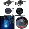 Garden Decorations 1.2W/1.4W 5LED Solar Bird Bath Fountain Pump With 7 Nozzle Floating Powered Water For Pool Pond