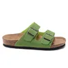 Andals Arizona Slides Stock Men Donne Slipisti Nuckuck in pelle in pelle chiglia Mocha spiaggia scarpe da cursore outider piattaforma sandalo