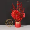 vase vases chinese year hollet living Room装飾的なお祝い飾りテーブルトップポットランドスケープCEM