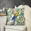 Papagaio de travesseiro na capa de mármore na selva