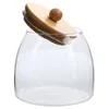 Бутылки для хранения деревянные шарики крышка стеклян