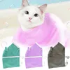 Kedi Taşıyıcılar 1 PC PET Yumuşak Tımar Çantası Ayarlanabilir Çok Fonksiyonlu Polyester Çamaşır Duş Duş Çantaları Tırnak Kırpma