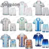 Casablanc-S 22SS Designer Männer T-Shirt Set Masao San Print Mens Casual und Short Damen Lose Seide Hochwertige T-Shirts kostenlos Transport T-Shirt Größe m-3xl