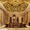 Papéis de parede Wellyu Wallpaper personalizado 3D Murais Gold Gold Relessed European Living Room Bedroom Teto Fundo para paredes 3 D