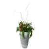 Vazen 14-inch bloemenvaasplanter hoge curve marmeren bureau decoratie