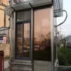 窓ステッカー60 100cm銅シルバーソーラーミラーガラスフィルム片道ステッカーアンチウブティントオフィスビルディングベッドルームホーム装飾フィルム