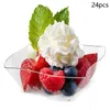 Tass jetables Paires Mini Mousse Pudding Jelly Cake Dessert Glass Shop Food Kitchen Cuisine Conteneur