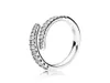 Clear CZ Diamond Shooting Star Ring Set Original Boîte pour 925 Sterling Silver Women Girls Wedding Meteor Open Rings4674486