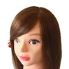 Манекеновые головы на 100% искусственные волосы голова модели человека, используемая для изучения парикмахерских для практики красителей краски, отбеливание Керто