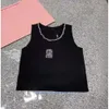 Viette pour femmes T-shirt Designer Summer Backless Femmes Sexy Halter Tops Party Top Broidered Tank Spring Trendy Womam Vêtements