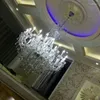 シャンデリアリビングルームホールクリスタルシャンデリアラグジュアリービッグホワイエ照明階段エルダイニングペンダントランプを飾る