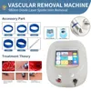 Laser Machine 5 Spot Size 0.2Mm 0.5Mm 1Mm 2Mm 3Mm 980Nm Pigment Spider Vein Removal Vascular Health Care