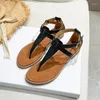 Sandálias mulheres moda vintage de fundo liso de fundo alto casual praia de praia boêmia anti-esquip-flops de verão sapatos de verão