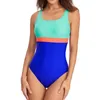 Swimwwear Women's Fashion Unique-pièce Sweet Stretch Swimmsuit Slimming Sans manches Plage Portez des maillots de bain féminines d'été