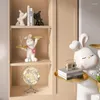 Decorative Figurines Nordic Resin Key Storage Tray Ornaments Living Room Shoe Cabinet Desktop Entrance Home Decoration Accessories