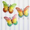 Dekoracyjne figurki Metal motyl Worka ścienna 7 kolorów motyle