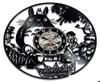 Zegarki ścienne Studio Ghibli Totoro Clocon Cartoon My Neighbor Winyl Record zegar Watch Home Decor Prezent dla dzieci Y6018049