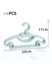 Hangers 10 stks kinderkledingrek kinderen tonen draagbare kledinghanger baby winddichte rekken plastic organizer huisopslag