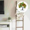 Decoratieve bloemen groen kantoor decor kunstmatige fruitboom simulatie bonsai oranje nep decors plastic bloem gesimuleerde faux