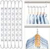 Hangers 6 Pack Magic Clothing Sturdy Metal Wardrobe Closet Organizer And Storage Space Saving Hanger Of Cascading