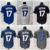 Dodgers Beyzbol Formaları Shohei Ohtani Camo Mavi Beyaz Gri Krem Erkekler Dikişli Jersey Boyut S M L XL 2XL 3XL