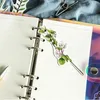 30Pcs Book Accessories Colorful Flower Bookmark School Office Lovers Fun Marks Memo Paper Clips Floral Record Dividers