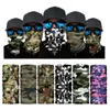 Fashion Face Masks Neck Gaiter Camouflage Bicycle Face Masque Écharpe tactique Couvre-cou masque Bandana Bandana Femme Bandle Balaclava Tube Shield Q2405101