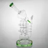 13 Inch Large Scale Heady Glass Bong Hookah Glass Bong Dabber Rig Recycler Steam Punk String Pipes Water Bongs Smoke Pipe 14mm Female Joint US Warehouse