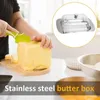 Aufbewahrung Flaschen Buttergericht mit Deckel Käse Kasten luftdichtes Behälter Food Jar Frühstücksteller Süßigkeitenhalter Kisten Küchenware