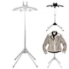 Hangers Steamer Stand Iron Steam Clothes Hanger 85-160cm Adjustable Height Foldable For Hanging Ironing