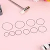 Watch Repair Kits 200pcs Mini Rubber Washer O-Ring Crown Waterproof Seals For