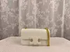 2024 NYTT FIRST LAYER COWHIDE VIT SYTA PLATINUM SKOLD SLAFG HANDBAG Simple Leather Handbag999