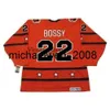 Vin Weng 남자 여자 청소년 Bossy 1978 CCM Vintage Back All Star Hockey Jersey All Stitched Top-Quality 모든 이름 모든 숫자 골키퍼 컷