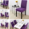 Couvre-chaise 4 pièces Premium Elastic Spandex Stretch Cover pour El Banquet Wedding Wide Application