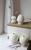 Wazony nowoczesne wazon proste akcesoria do salonu porcelanowe rzemiosła nieregularne sadzarki do suszonego kwiatu dekoracyjnego dekoracji szafki