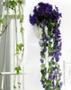 Lifelet Violet Orchid Ivy Artificiale Floro sospeso pianta di seta Ghirlanda Vine African Violet2194212