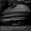 Kussenvouwbaar verwarmde stoelverwarmingsstoel kussen 3 temperatuurinstellingen Universele auto warme pads voor kantoor gebruik koffiekleur