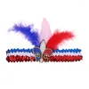 Party Supplies Sequins Band Band de Noël Plume Decor Hair Hoop Happy Year Gift pour les adolescents