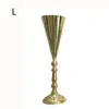 Bougends Vases en métal Gold / Silver Vase Vase Mariage Central Piete Centraire Route Road Flower Rack For Home Decoration IM878 /