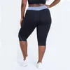 Shorts ativos plus size esportes de retalhos ioga ioga curta leggings women workout fitness executando motociclista feminino sem costura l-4xl