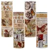 Bouteilles de rangement ruban vintage Washi Gift Emballage Scrapbooking esthétique Wide Craft DIY DÉCOR Stickers
