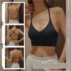 Tenue de yoga Femmes sexy lingerie BRAS BRAS BRAS INvisible sous-vêtements Deep V Low Cut Push Up Bra Intime Female Breatte Bralette mince