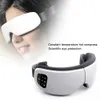 Opvouwbare oogmassager USB opladen Smart mask vibrator Comprims Bluetooth Musice Care Verwarming Vermoeidheid Relief Device 240430