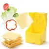 Plates Sliced Cheese Storage Container Plastic Butter Block Slice Box With Flip Lid Drawers For Clothes