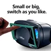 VRG PRO VR Realidade Virtual 3D Glasse Box Headset مع سماعات خوذة ستيريو مع التحكم عن بُعد للهاتف الذكي بنظارات Android 240506