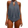 Dames badmode zwempak met shorts tankini badpakken voor vrouwen tweedelige bikini high taille bodem badpakken jongens 16-18